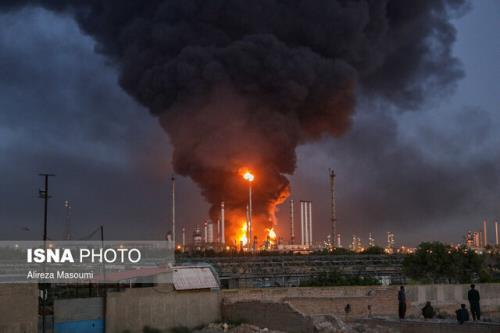 از سرایت آتش به سایر مخازن پالایشگاه تهران جلوگیری شده است